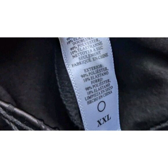 Plush Revolve Legging Liquid Black Fleece Lined Snakeskin High Rise Size XXL - Picture 11 of 13